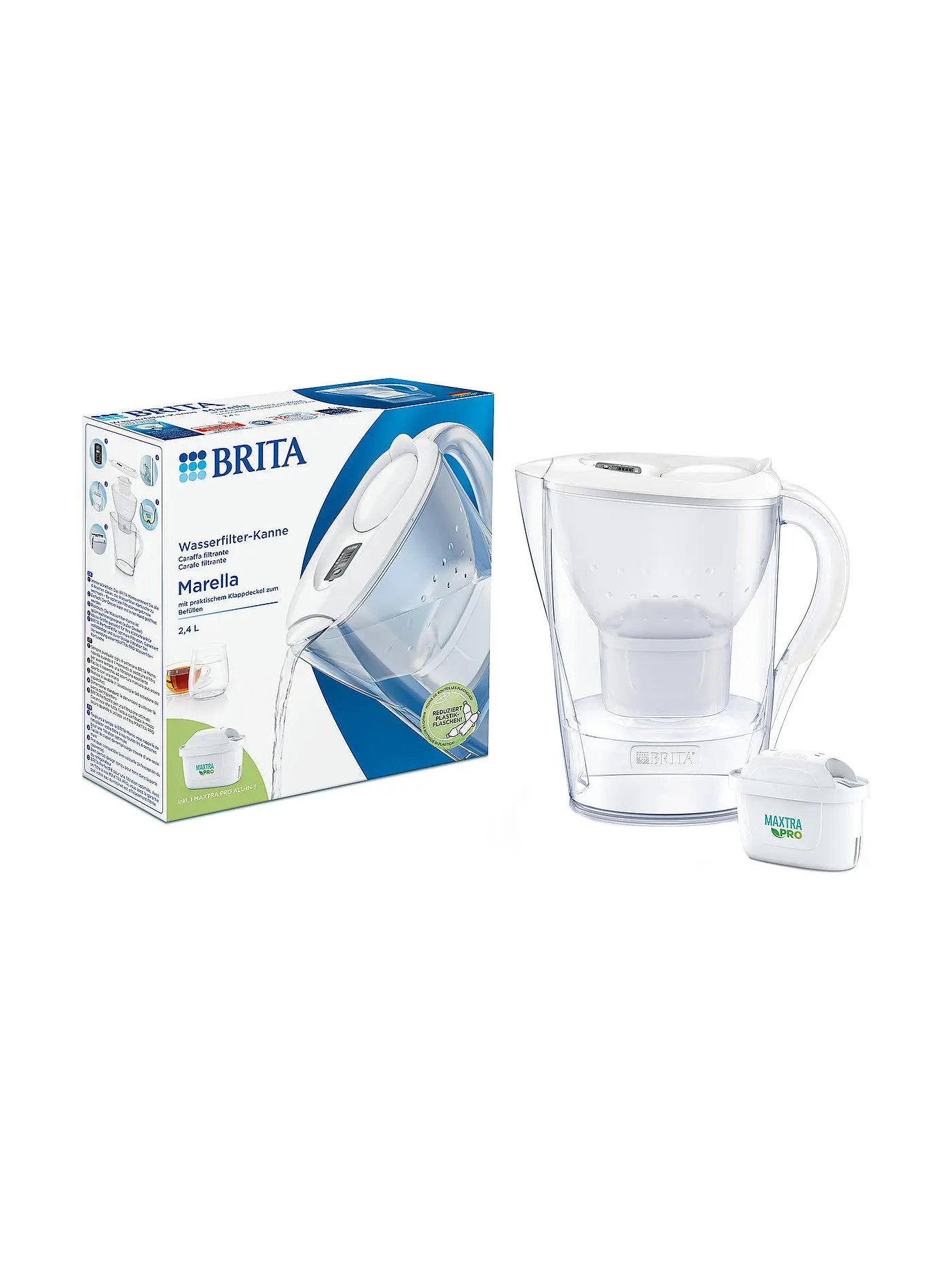 BRITA | Wasserfilter MARELLA 1,4l Weiss | 